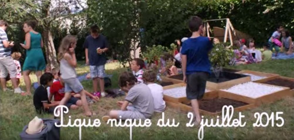Pique-Nique de l'école privée Notre-Dame, Guéret du 02 juillet 2015.